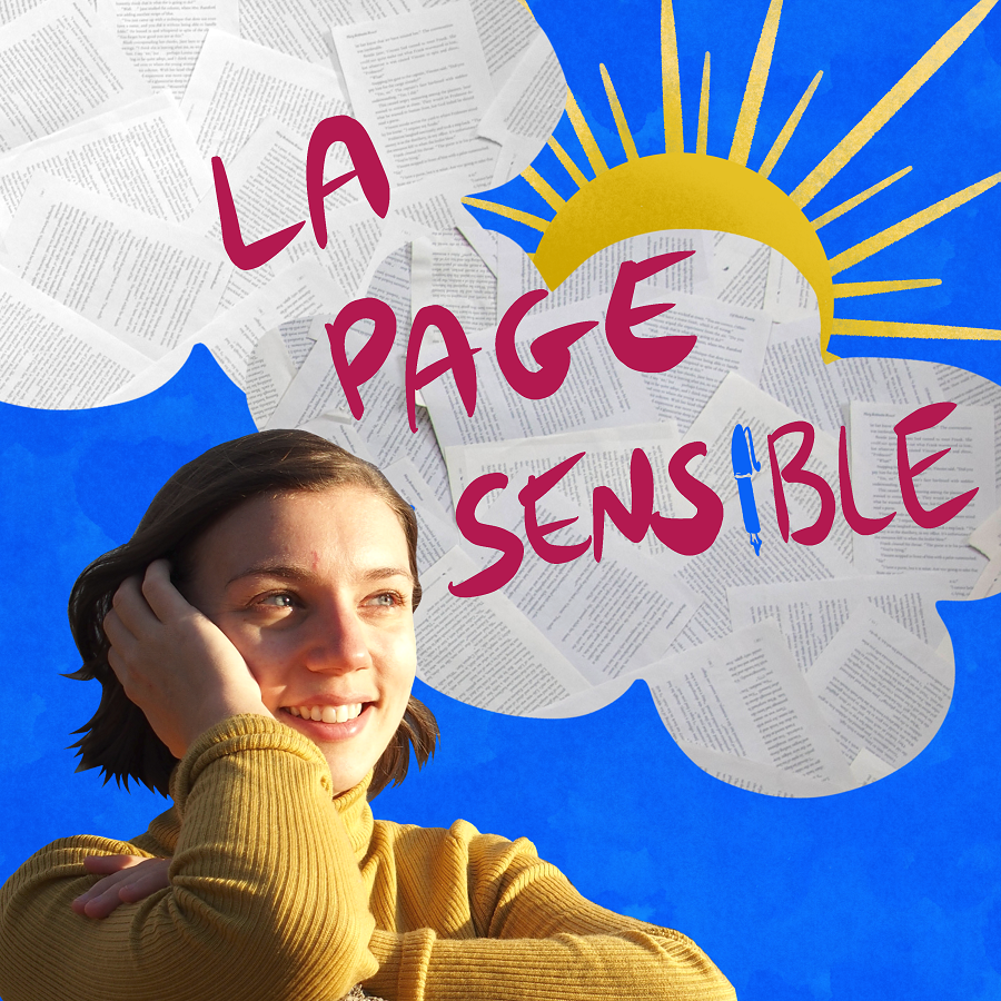Vignette du podcast La Page Sensible, par Marion Joceran