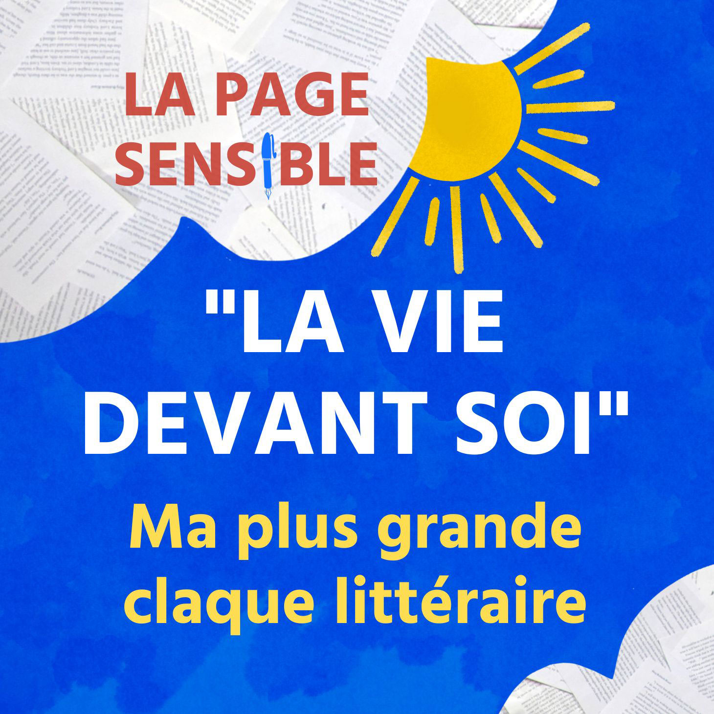 Un podcast de lecture et d'écriture autour du livre "La Vie devant soi", de Romain Gary (alias Emile Ajar)
