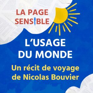 Avis sur le livre L'Usage du monde, récit de voyage de Nicolas Bouvier